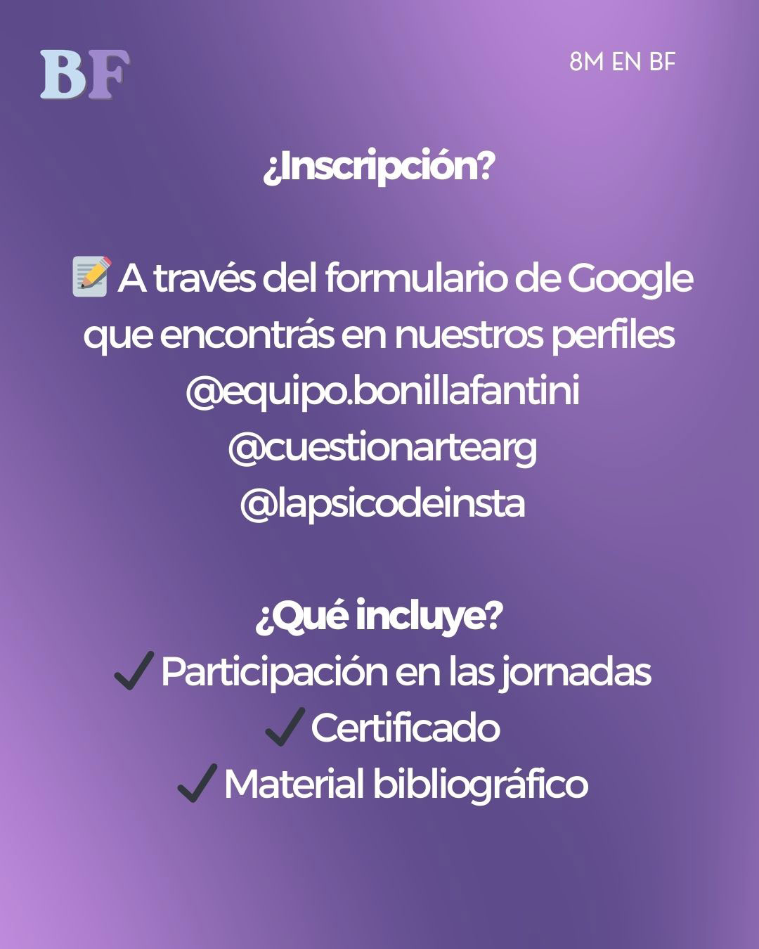 Equipo Bonilla Fantini curso formación en la clínica psicológica