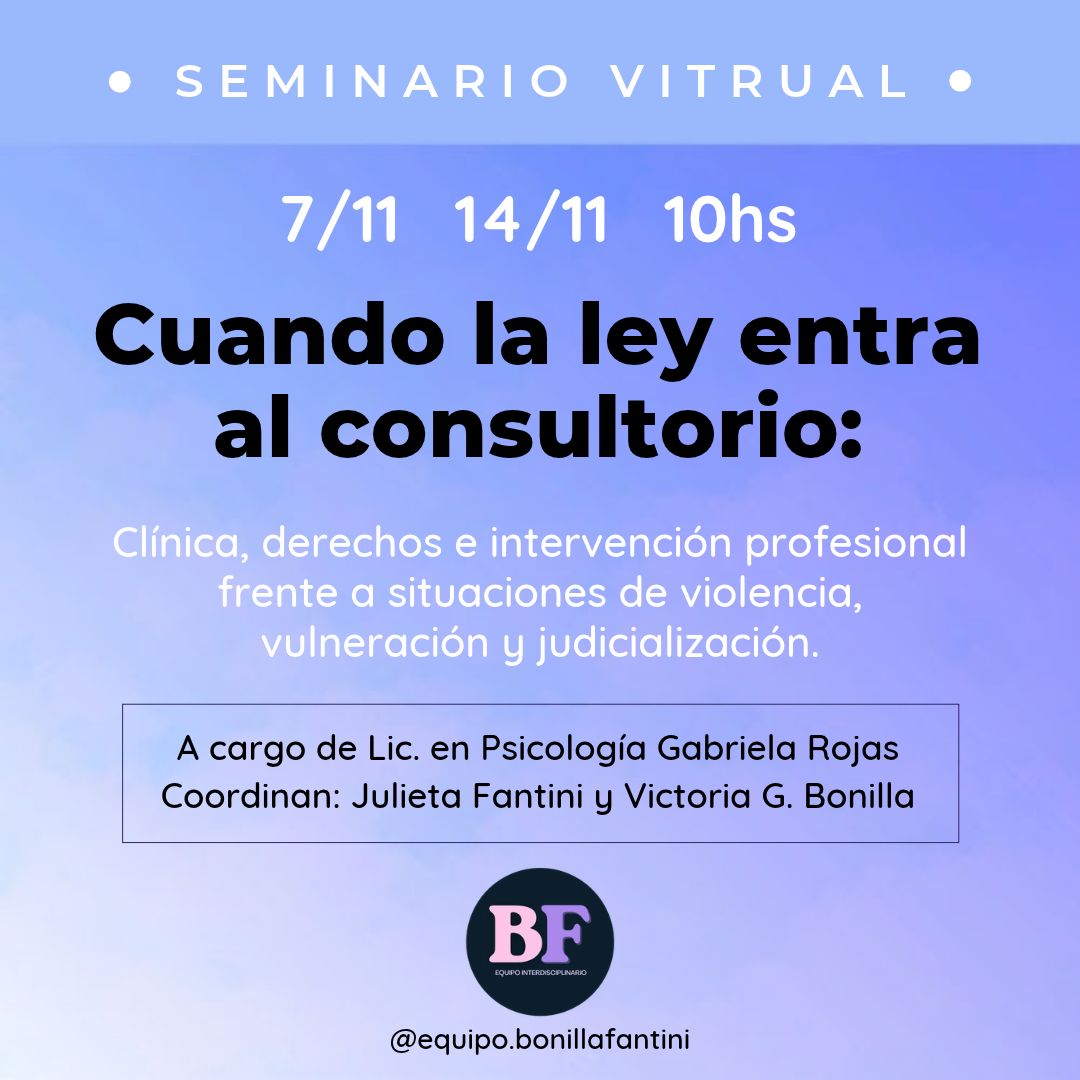 Equipo Bonilla Fantini Cuando la ley entra la consultorio